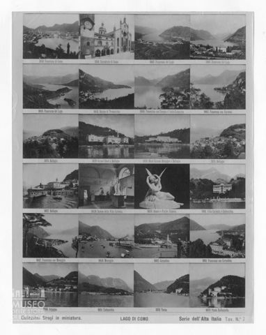 Vedute e monumenti del Lago di Como (collage)
