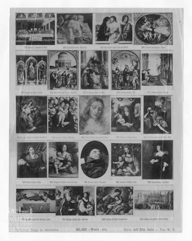 Dipinti conservati alla Pinacoteca di Brera, Milano (Collage)