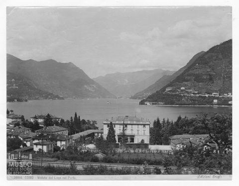 Veduta del lago da Como