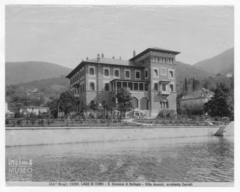 Lago di Como, Villa Amsich a S. Giovanni di Bellagio