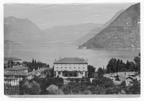 Veduta del lago da Como