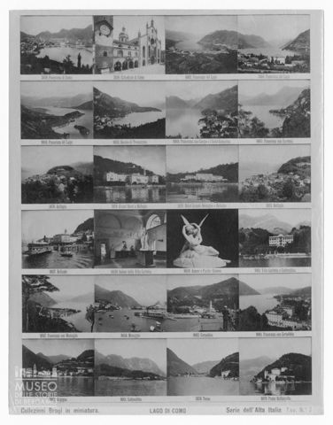 Vedute e monumenti del Lago di Como (collage)