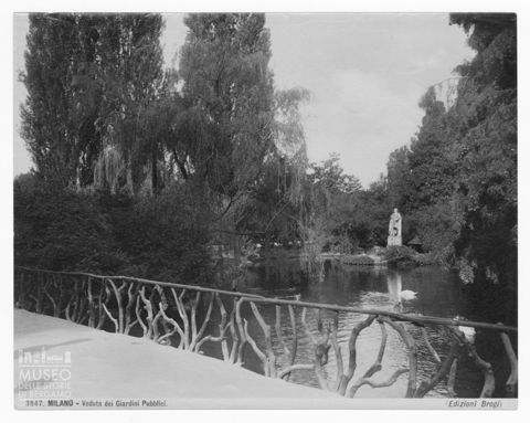 Veduta dei Giardini Pubblici a Milano