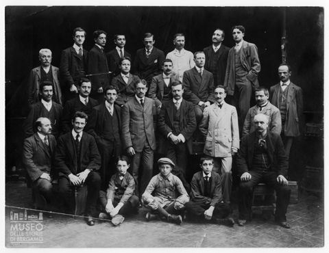 Lavoratori dell'Istituto Italiano d'Arti Grafiche di Bergamo