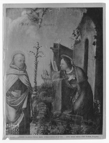 Annunciazione e sant'Antonio da Padova di autore dell'ambito di Boccaccio Boccaccino