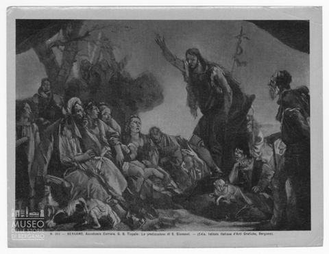 San Giovanni Battista predica alla folla della bottega di Giovan Battista Tiepolo