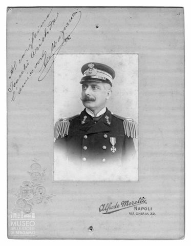Ritratto di Ernesto Mazzarelli in abiti militari