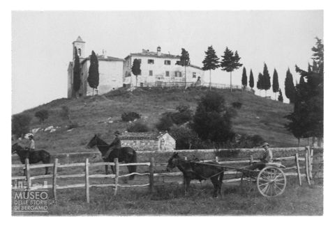 Veduta di un paesaggio campestre