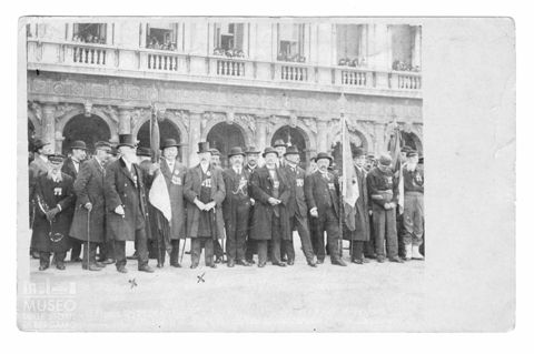 Ritratto di gruppo di veterani