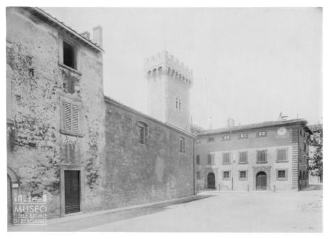 Cortile del castello di Bolgheri
