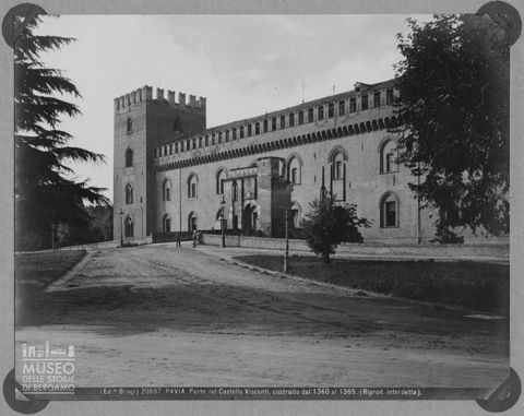 Veduta del Castello Visconteo di Pavia