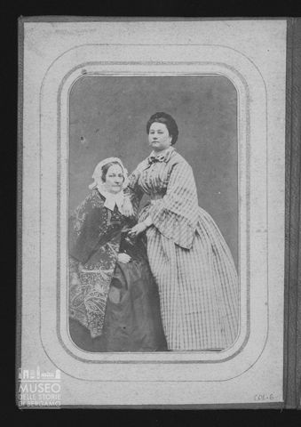 Carte de visite di Emilia Profumo e la madre