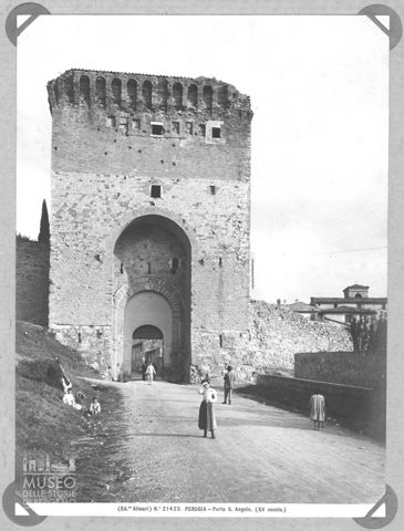 Veduta di Porta Sant'Angelo a Perugia