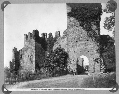 Veduta di una porzione del Castello di Zocco