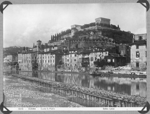 Veduta di Castel San Pietro a Verona