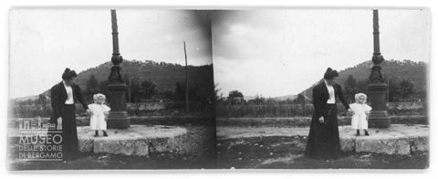 Niny Giovanelli de Noris con la figlia Elena