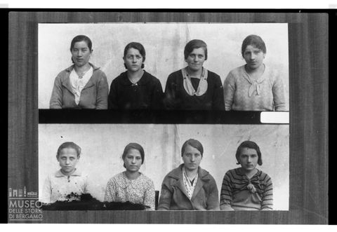 Due serie di ritratti femminili