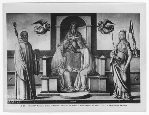 Incoronazione di Maria tra i santi Bernardo e Orsola di Lazzaro Bastiani