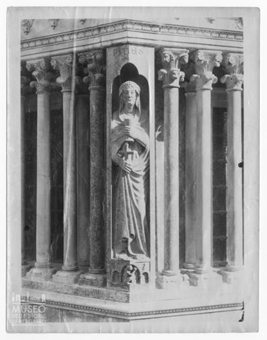 Raffigurazione della Fede del Battistero di Bergamo