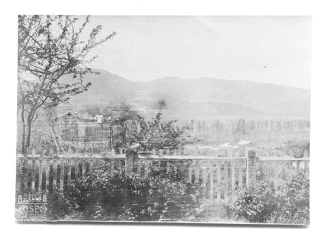 Veduta di un paesaggio collinare