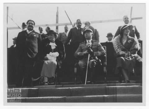 Il Duca di Bergamo sul palco d'onore