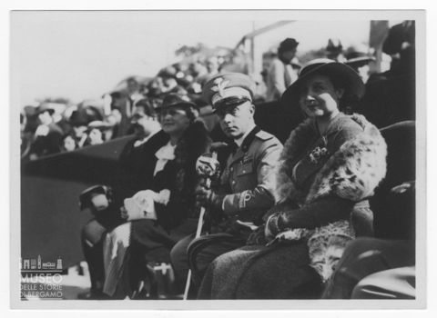 Il Duca di Bergamo sul palco d'onore