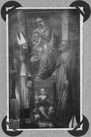 Madonna in trono con bambino e santi