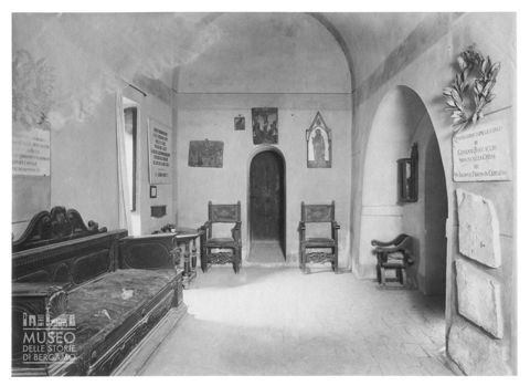 Interno della casa di Giovanni Boccaccio