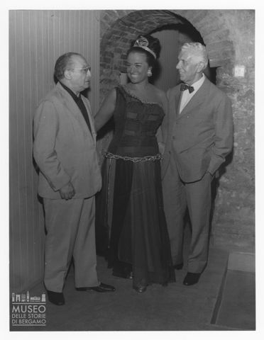 Il soprano  Leyla Gencer nei panni di Aida