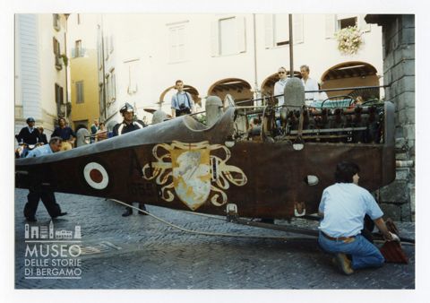 Ansaldo A1 Balilla - aereo di Antonio Locatelli. Trasporto a Torino per restauro.