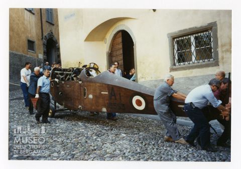 Ansaldo A1 Balilla - aereo di Antonio Locatelli. Trasporto a Torino per restauro.