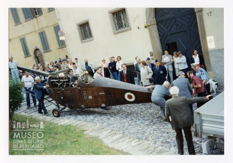 Ansaldo A1 Balilla - aereo di Antonio Locatelli. Trasporto a Torino per restauro.