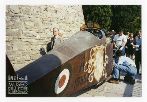 Ansaldo A1 Balilla - aereo di Antonio Locatelli. Trasporto a Torino per restauro.