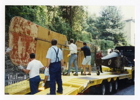 Ansaldo A1 Balilla - aereo di Antonio Locatelli. Trasporto a Torino per restauro.