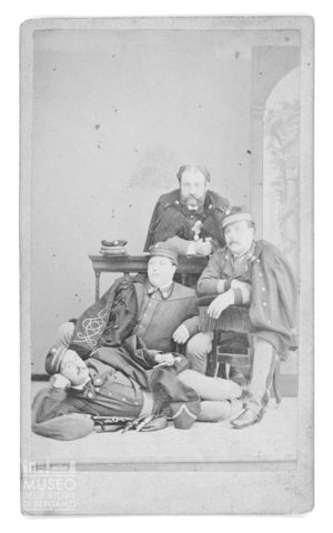 Ritratto di gruppo di militari