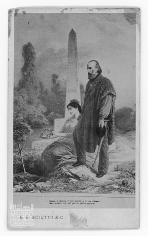 Ritratto di Giuseppe Garibaldi.