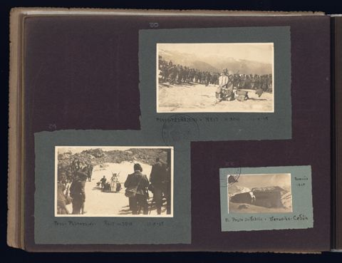 Ritratti di Alpini durante gli anni della Prima guerra mondiale