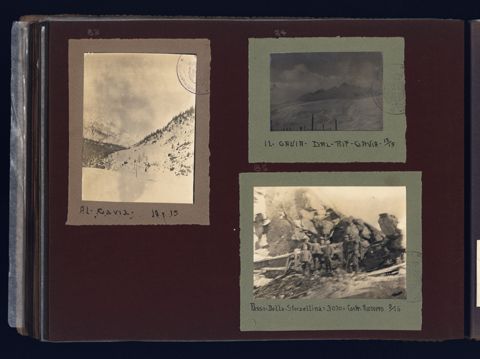 Ritratti di Alpini e vedute di montagna
