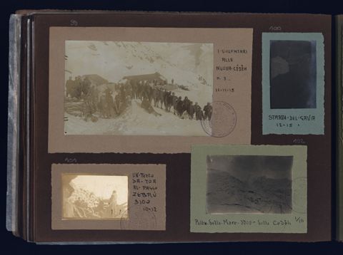 Ritratti di Alpini e vedute di montagna