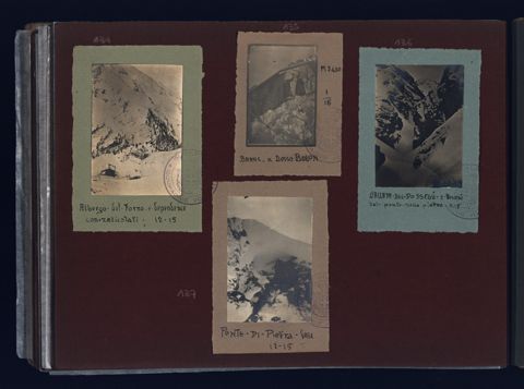 Ritratto di Alpini e vedute di montagna