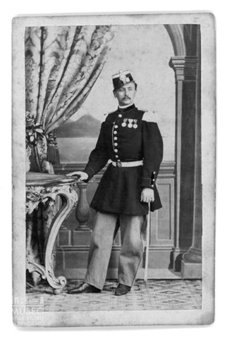Ritratto di Carlo Ceribelli in uniforme