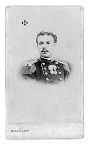 Ritratto di Faraone Galli della Loggia in uniforme