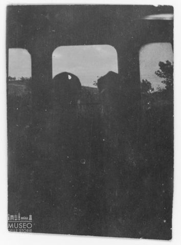 Ritratto scattato su un treno