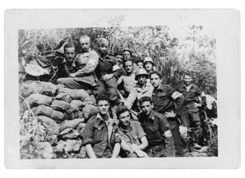 Ritratto di gruppo di soldati
