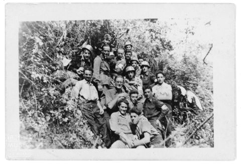 Ritratto di gruppo di soldati