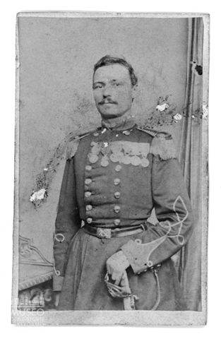 Ritratto di Alessio Sibille in uniforme