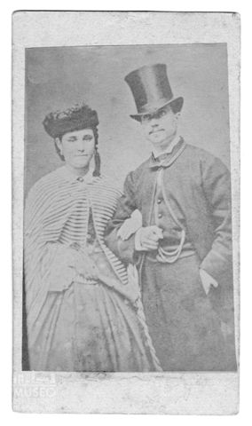 Ritratto di Teresita Garibaldi e di Stefano Canzio