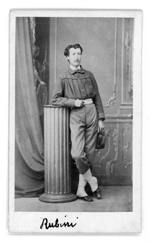 Ritratto di Giulio Rubini in uniforme da garibaldino
