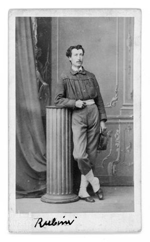 Ritratto di Giulio Rubini in uniforme da garibaldino