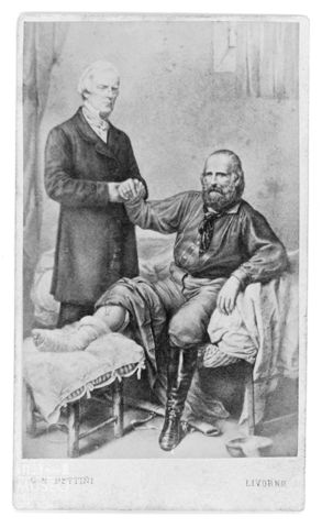 Giuseppe Garibaldi ferito
